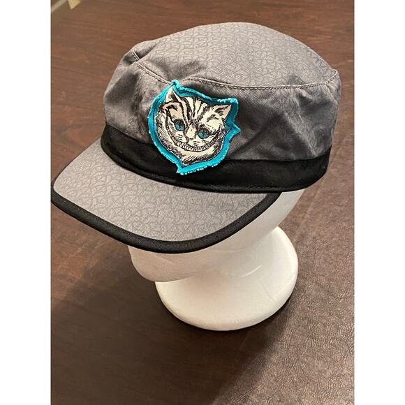 Alice in Wonderland Cheshire Cat Cadet Cap Alt Punk Fantasycore Disney Goth - Picture 1 of 8